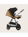 BN-LO-AMBER_2IN1_BLACK_SILVER,Carucior 2 in 1, Lionelo, Amber, Cadru aluminiu, Cu landou intarit si salteluta moale, Reversibil,
