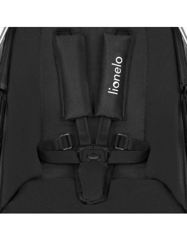 BN-LO-AMBER_3IN1_BLACK_SILVER,Carucior 3 in 1, Lionelo, Amber, Cadru aluminiu, Cu landou intarit si salteluta moale, Scoica auto