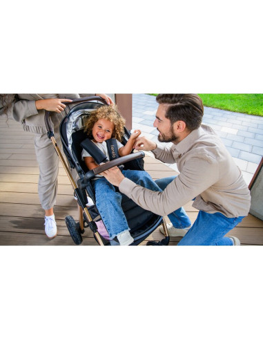 BN-LO-AMBER_3IN1_BLACK_SILVER,Carucior 3 in 1, Lionelo, Amber, Cadru aluminiu, Cu landou intarit si salteluta moale, Scoica auto