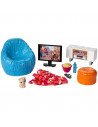 Set Barbie by Mattel Estate Movie Night cu accesorii