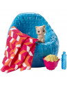 Set Barbie by Mattel Estate Movie Night cu accesorii