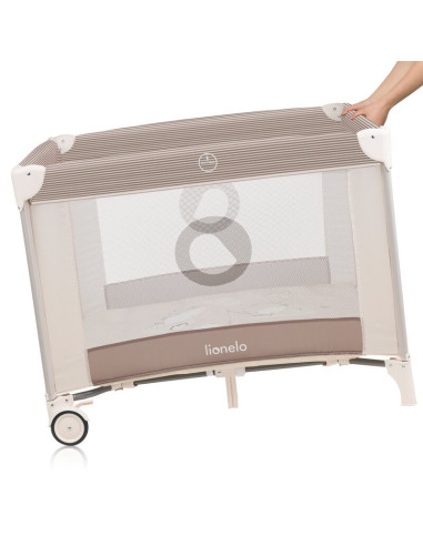 BN-LO-BONNIE_BEIGE_SAND,Tarc de joaca copii, Lionelo, Bonnie, Pana la 15 kg, 100 x 100 cm, Pliere compacta, Include geanta de tr BN-LO-BONNIE_BEIGE_SAND,Tarc de joaca copii, Lionelo, Bonnie, Pana la 15 kg, 100 x 100 cm, Pliere compacta, Include geanta de tr