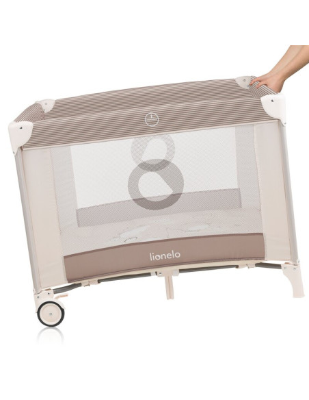 BN-LO-BONNIE_BEIGE_SAND,Tarc de joaca copii, Lionelo, Bonnie, Pana la 15 kg, 100 x 100 cm, Pliere compacta, Include geanta de tr BN-LO-BONNIE_BEIGE_SAND,Tarc de joaca copii, Lionelo, Bonnie, Pana la 15 kg, 100 x 100 cm, Pliere compacta, Include geanta de tr
