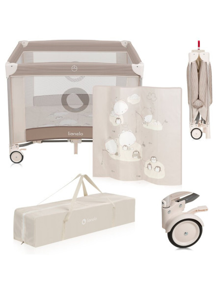 BN-LO-BONNIE_BEIGE_SAND,Tarc de joaca copii, Lionelo, Bonnie, Pana la 15 kg, 100 x 100 cm, Pliere compacta, Include geanta de tr BN-LO-BONNIE_BEIGE_SAND,Tarc de joaca copii, Lionelo, Bonnie, Pana la 15 kg, 100 x 100 cm, Pliere compacta, Include geanta de tr