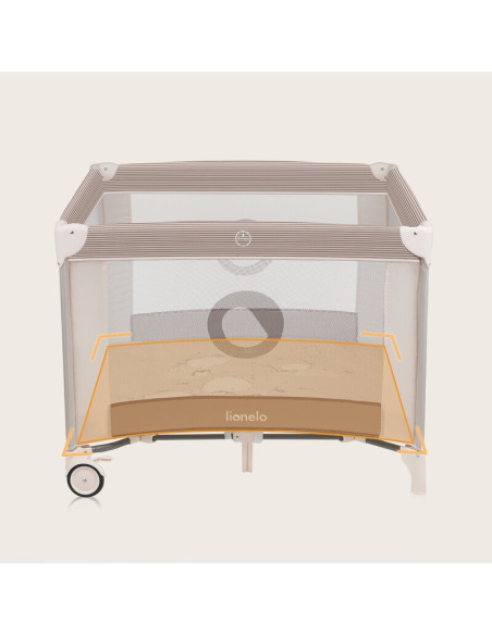 BN-LO-BONNIE_BEIGE_SAND,Tarc de joaca copii, Lionelo, Bonnie, Pana la 15 kg, 100 x 100 cm, Pliere compacta, Include geanta de tr BN-LO-BONNIE_BEIGE_SAND,Tarc de joaca copii, Lionelo, Bonnie, Pana la 15 kg, 100 x 100 cm, Pliere compacta, Include geanta de tr