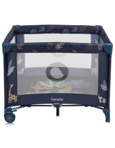 BN-LO-BONNIE_BLUE_NAVY,Tarc de joaca copii, Lionelo, Bonnie, Pana la 15 kg, 100 x 100 cm, Pliere compacta, Include geanta de tra 2