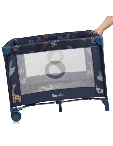 BN-LO-BONNIE_BLUE_NAVY,Tarc de joaca copii, Lionelo, Bonnie, Pana la 15 kg, 100 x 100 cm, Pliere compacta, Include geanta de tra BN-LO-BONNIE_BLUE_NAVY,Tarc de joaca copii, Lionelo, Bonnie, Pana la 15 kg, 100 x 100 cm, Pliere compacta, Include geanta de tra