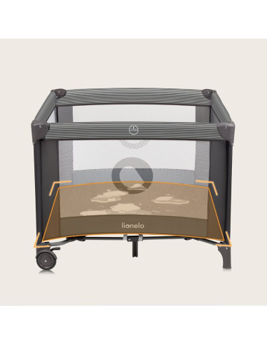 BN-LO-BONNIE_GREY_SCANDI,Tarc de joaca copii, Lionelo, Bonnie, Pana la 15 kg, 100 x 100 cm, Pliere compacta, Include geanta de t BN-LO-BONNIE_GREY_SCANDI,Tarc de joaca copii, Lionelo, Bonnie, Pana la 15 kg, 100 x 100 cm, Pliere compacta, Include geanta de t