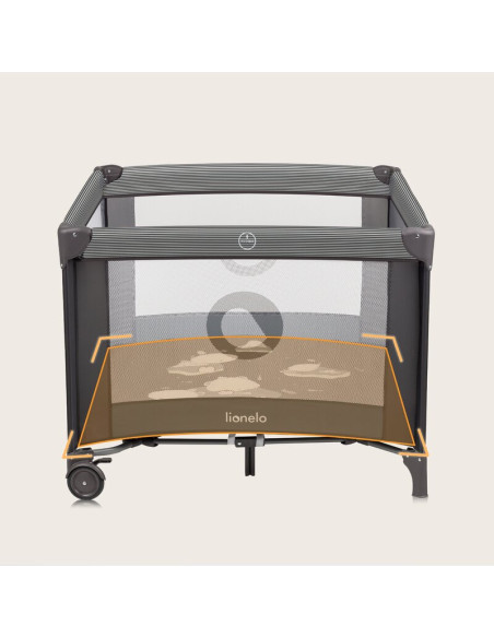BN-LO-BONNIE_GREY_SCANDI,Tarc de joaca copii, Lionelo, Bonnie, Pana la 15 kg, 100 x 100 cm, Pliere compacta, Include geanta de t BN-LO-BONNIE_GREY_SCANDI,Tarc de joaca copii, Lionelo, Bonnie, Pana la 15 kg, 100 x 100 cm, Pliere compacta, Include geanta de t