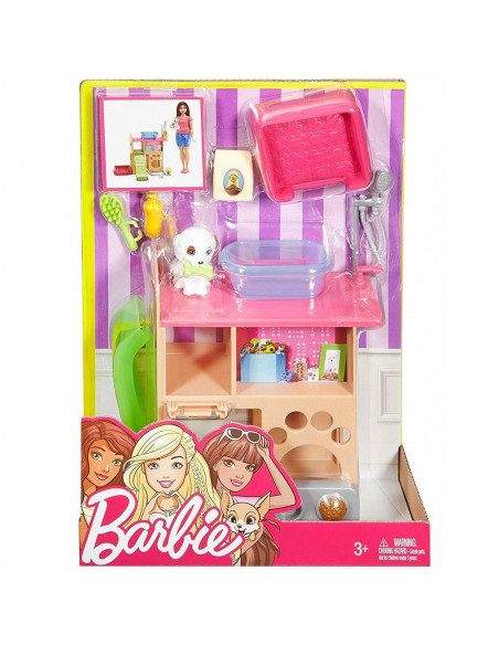 Set Barbie by Mattel Estate Cosmetica animale cu accesorii