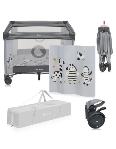 BN-LO-BONNIE_GREY_STONE,Tarc de joaca copii, Lionelo, Bonnie, Pana la 15 kg, 100 x 100 cm, Pliere compacta, Include geanta de tr BN-LO-BONNIE_GREY_STONE,Tarc de joaca copii, Lionelo, Bonnie, Pana la 15 kg, 100 x 100 cm, Pliere compacta, Include geanta de tr