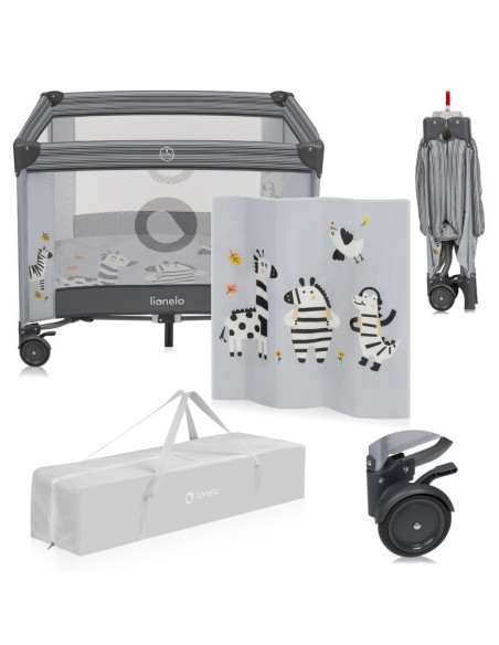 BN-LO-BONNIE_GREY_STONE,Tarc de joaca copii, Lionelo, Bonnie, Pana la 15 kg, 100 x 100 cm, Pliere compacta, Include geanta de tr BN-LO-BONNIE_GREY_STONE,Tarc de joaca copii, Lionelo, Bonnie, Pana la 15 kg, 100 x 100 cm, Pliere compacta, Include geanta de tr