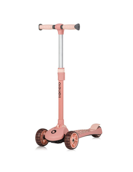 BN-LO-FRANKY_PINK_ROSE,Trotineta, Lionelo, Franky, Multifunctionala, Pliabila, Pana la 50 kg, Bicicleta cu 3 roti si trotineta d
