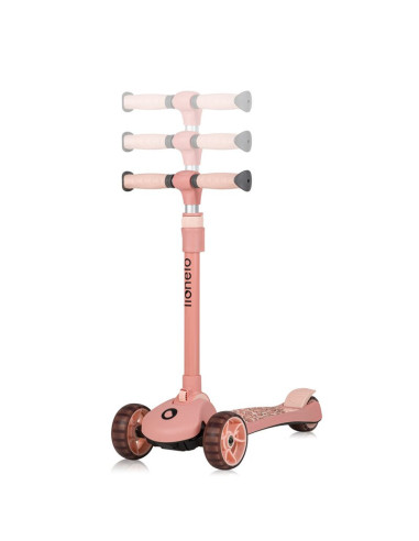 BN-LO-FRANKY_PINK_ROSE,Trotineta, Lionelo, Franky, Multifunctionala, Pliabila, Pana la 50 kg, Bicicleta cu 3 roti si trotineta d