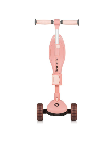 BN-LO-FRANKY_PINK_ROSE,Trotineta, Lionelo, Franky, Multifunctionala, Pliabila, Pana la 50 kg, Bicicleta cu 3 roti si trotineta d