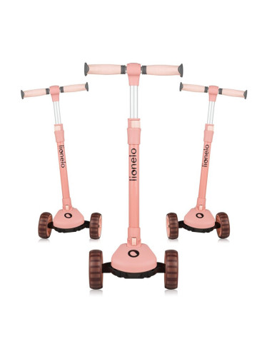 BN-LO-FRANKY_PINK_ROSE,Trotineta, Lionelo, Franky, Multifunctionala, Pliabila, Pana la 50 kg, Bicicleta cu 3 roti si trotineta d