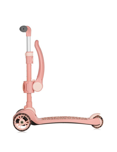 BN-LO-FRANKY_PINK_ROSE,Trotineta, Lionelo, Franky, Multifunctionala, Pliabila, Pana la 50 kg, Bicicleta cu 3 roti si trotineta d