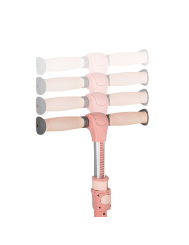 BN-LO-FRANKY_PINK_ROSE,Trotineta, Lionelo, Franky, Multifunctionala, Pliabila, Pana la 50 kg, Bicicleta cu 3 roti si trotineta d