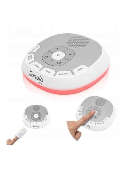 BN-LOC-BABYNAP,Lampa de veghe, Lionelo, BabyNap, 2 in 1, Wireless, Cu sunete si melodii de leagan, Cu 11 culori si 3 niveluri de