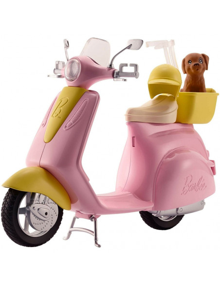 Scuter Barbie by Mattel cu accesorii,MT-FRP56