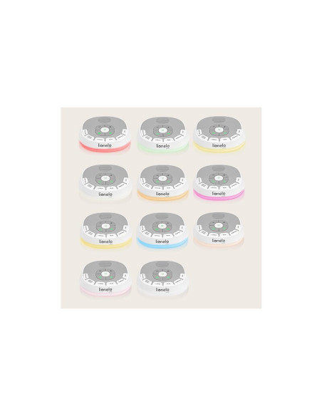 BN-LOC-BABYNAP,Lampa de veghe, Lionelo, BabyNap, 2 in 1, Wireless, Cu sunete si melodii de leagan, Cu 11 culori si 3 niveluri de