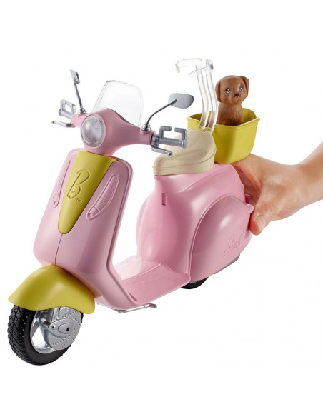 Scuter Barbie by Mattel cu accesorii,MT-FRP56