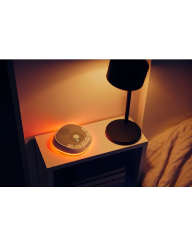 BN-LOC-BABYNAP,Lampa de veghe, Lionelo, BabyNap, 2 in 1, Wireless, Cu sunete si melodii de leagan, Cu 11 culori si 3 niveluri de