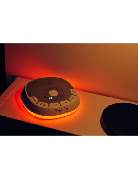 BN-LOC-BABYNAP,Lampa de veghe, Lionelo, BabyNap, 2 in 1, Wireless, Cu sunete si melodii de leagan, Cu 11 culori si 3 niveluri de