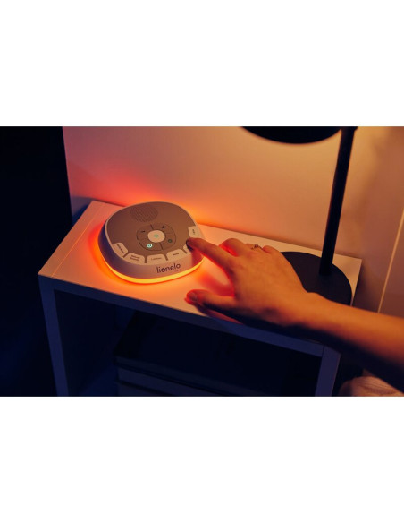 BN-LOC-BABYNAP,Lampa de veghe, Lionelo, BabyNap, 2 in 1, Wireless, Cu sunete si melodii de leagan, Cu 11 culori si 3 niveluri de