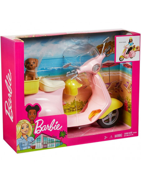 Scuter Barbie by Mattel cu accesorii,MT-FRP56