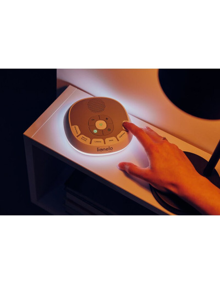 BN-LOC-BABYNAP,Lampa de veghe, Lionelo, BabyNap, 2 in 1, Wireless, Cu sunete si melodii de leagan, Cu 11 culori si 3 niveluri de