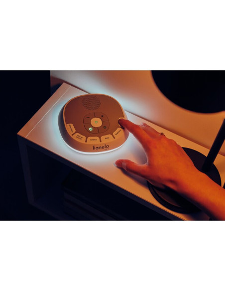 BN-LOC-BABYNAP,Lampa de veghe, Lionelo, BabyNap, 2 in 1, Wireless, Cu sunete si melodii de leagan, Cu 11 culori si 3 niveluri de