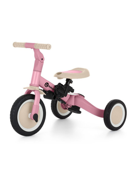 BN-613670,Tricicleta, Petite&Mars, Turbo, 5 in 1, Multifunctionala, Vehicul de impins, Bicicleta cu/fara pedale, Cu maner de ghi