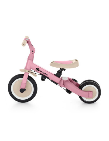BN-613670,Tricicleta, Petite&Mars, Turbo, 5 in 1, Multifunctionala, Vehicul de impins, Bicicleta cu/fara pedale, Cu maner de ghi
