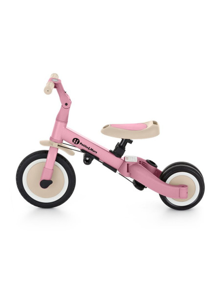 BN-613670,Tricicleta, Petite&Mars, Turbo, 5 in 1, Multifunctionala, Vehicul de impins, Bicicleta cu/fara pedale, Cu maner de ghi