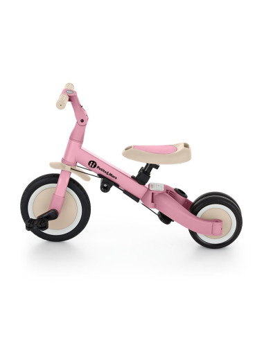 BN-613670,Tricicleta, Petite&Mars, Turbo, 5 in 1, Multifunctionala, Vehicul de impins, Bicicleta cu/fara pedale, Cu maner de ghi