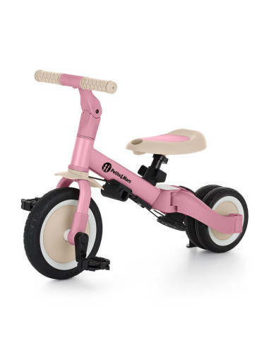 BN-613670,Tricicleta, Petite&Mars, Turbo, 5 in 1, Multifunctionala, Vehicul de impins, Bicicleta cu/fara pedale, Cu maner de ghi