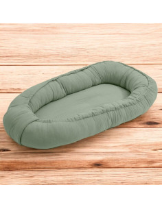 BN-56727,Cosulet bebelus, New Baby, Pentru dormit, Baby Nest 80 x 50 cm, Din muselina, Din materiale certificate Oeko Tex Standa 2