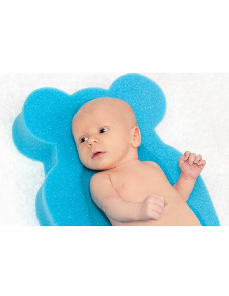 BN-32810,Reductor de baie, New Baby, Maxi, Din burete, 58 cm, Cu jucarii din spuma, Bear Blue
