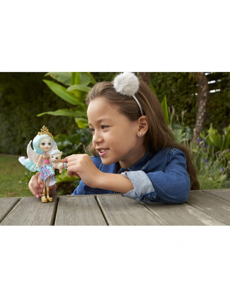 Papusa Enchantimals by Mattel Paolina Pegasus cu figurina