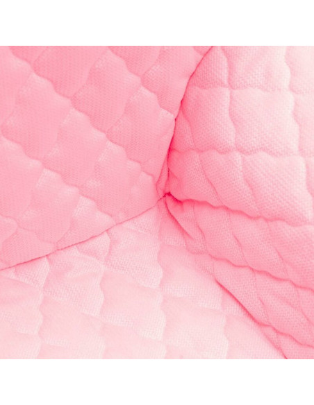 BN-50143,Fotoliu din burete, New Baby, Pentru copii, Din tesatura de catifea, 9 luni - 5 ani, Cu Husa detasabila, Pink