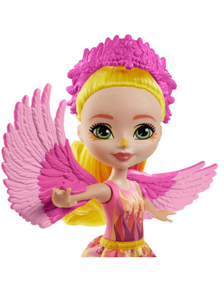Papusa Enchantimals by Mattel Falon Phoenix cu figurina