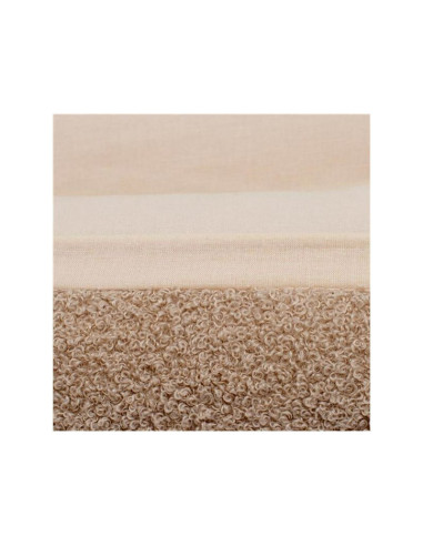 BN-55629,Cosulet bebelus, New Baby, Pentru dormit, Baby Nest, 80x50 cm, Din bumbac 100%, Tesatura teddy, 0 luni+, Dark Beige
