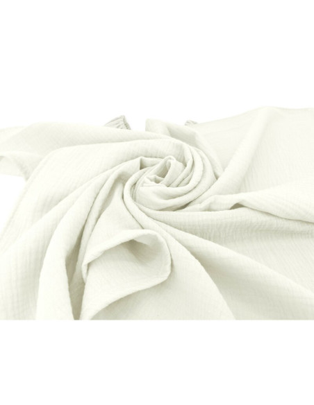 BN-6426972026406,Cearceaf cu elastic, MimiNu, Pentru patut 120X60 cm, Din muselina bumbac certificat Oeko Tex Standard 100, Crea