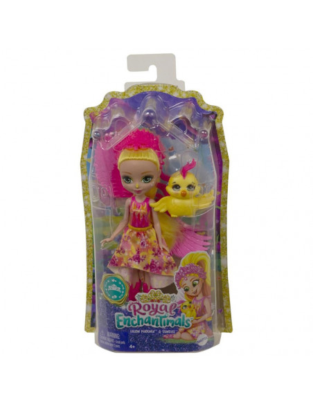 Papusa Enchantimals by Mattel Falon Phoenix cu figurina