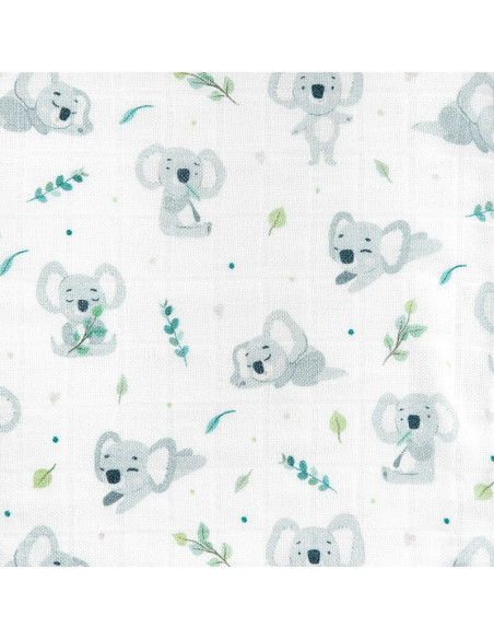 BN-BOC0346,Scutec, Bocioland, Bambus, Antialergic si antibacterian, 30x30 cm, Material certificat Oeko Tex Standard 100, Koala