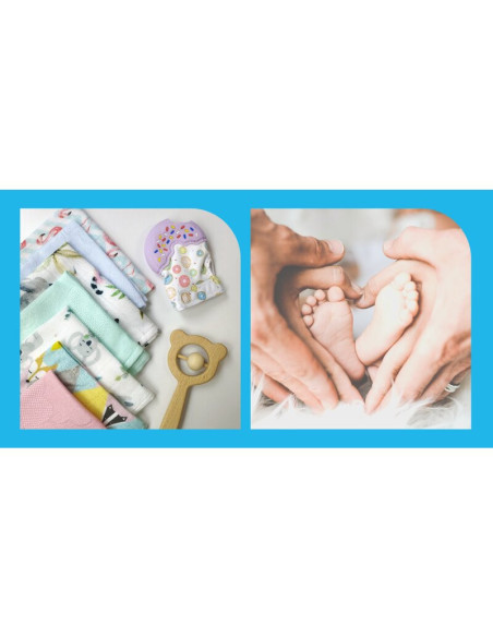 BN-BOC0346,Scutec, Bocioland, Bambus, Antialergic si antibacterian, 30x30 cm, Material certificat Oeko Tex Standard 100, Koala