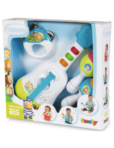 Jucarie Smoby Instrumente muzicale Cotoons,S7600110507