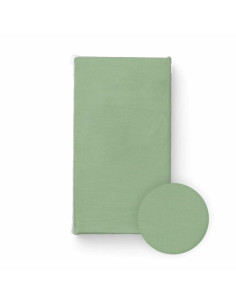 BN-BL054,Cearceaf cu elastic, Bocioland, Pentru patut, Din 100% bumbac jersey, 120x60 cm, 0 luni+, Green