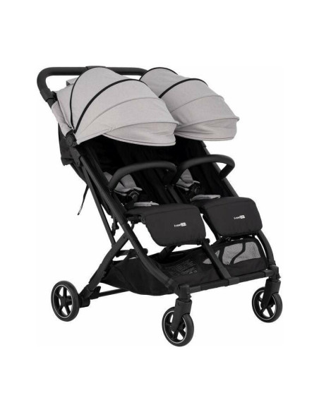 BN-82801,Carucior gemeni, FreeON, Active Twin, De la nastere pana la 22 Kg, Cadru din aluminiu, Spatar reglabil, Pliere compacta